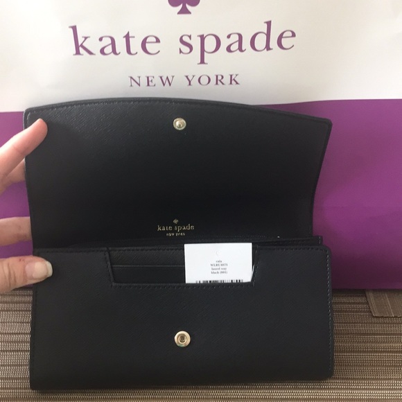 Kate Spade Caia Black Wallet - Picture 4 of 8